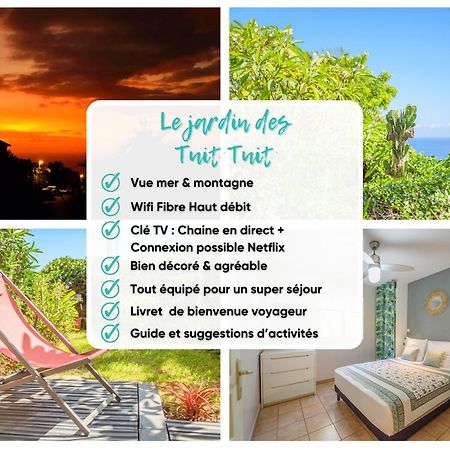Le Jardin Des Tuit Tuit * Vue Mer * Cozy サン・ル エクステリア 写真
